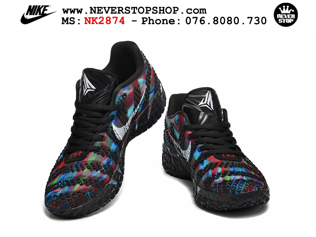 Giày bóng rổ nam NIKE JA 3 KING OF THE COURT like auth hàng chuẩn replica 1:1 cao cấp, giá rẻ tốt nhất tại NeverStop Sneaker Shop Hồ Chí Minh Giày thể thao nam nữ Nike Ja 3 Đen Tím bản best quality siêu cấp replica 1:1 giá rẻ tại NeverStop Sneaker Shop Quận 3 HCM