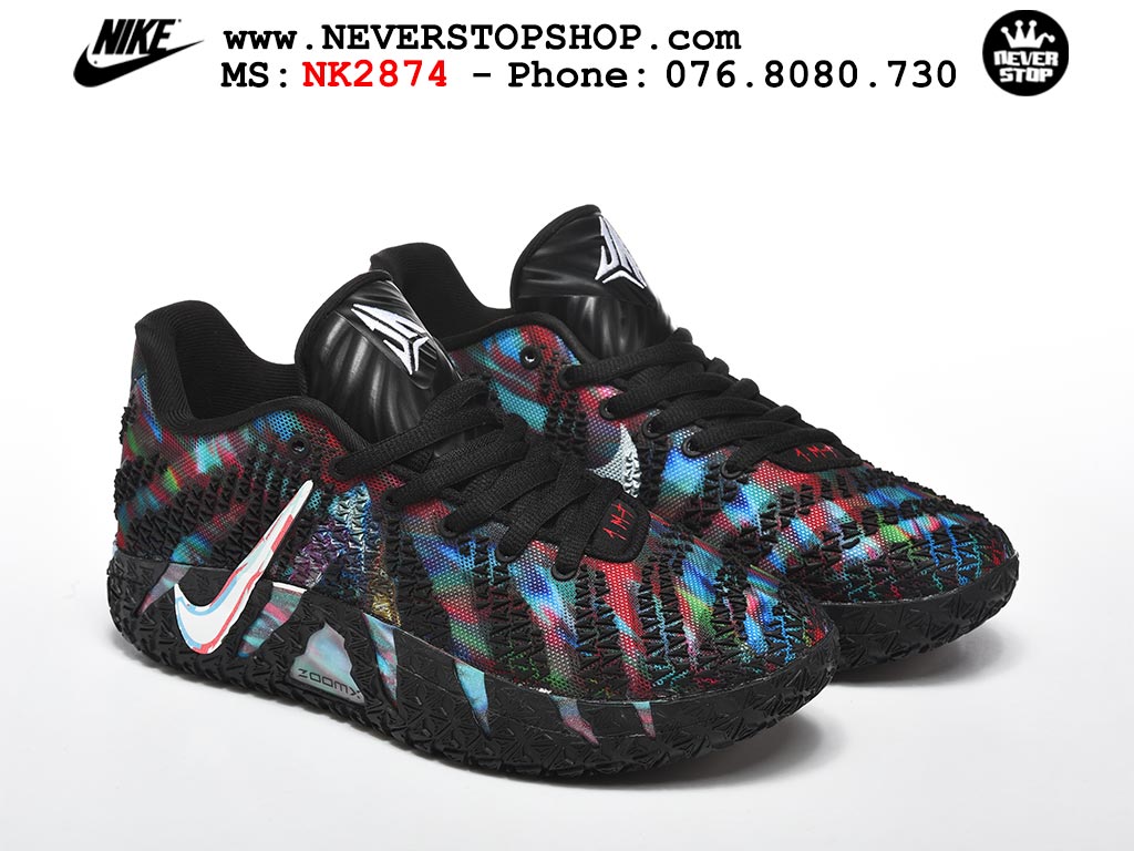 Giày bóng rổ nam NIKE JA 3 KING OF THE COURT like auth hàng chuẩn replica 1:1 cao cấp, giá rẻ tốt nhất tại NeverStop Sneaker Shop Hồ Chí Minh Giày thể thao nam nữ Nike Ja 3 Đen Tím bản best quality siêu cấp replica 1:1 giá rẻ tại NeverStop Sneaker Shop Quận 3 HCM