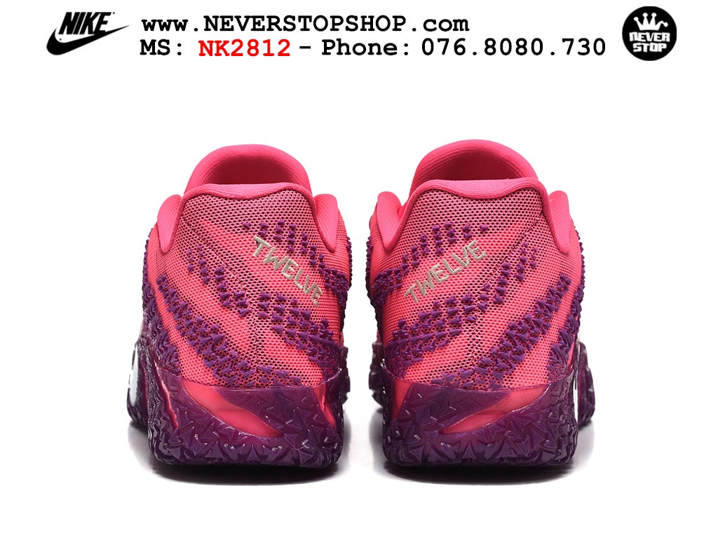 Giày thể thao nam nữ Nike Ja 3 Hồng Tím bản best quality siêu cấp replica 1:1 giá rẻ tại NeverStop Sneaker Shop Quận 3 HCM