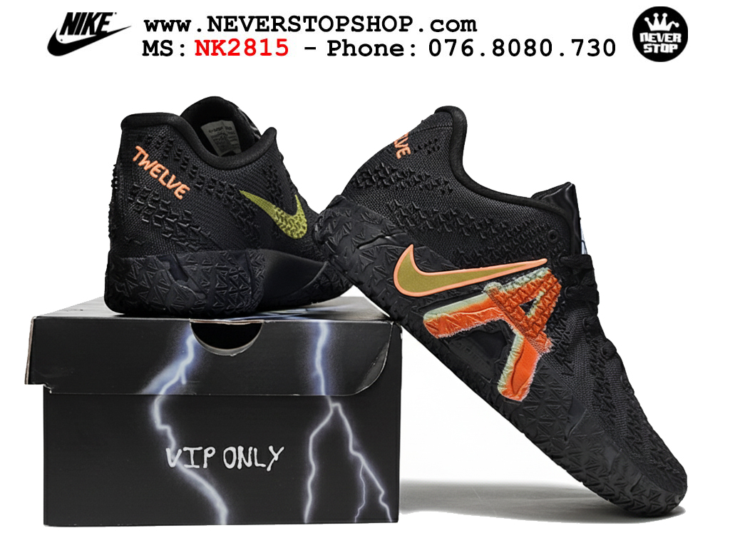 Giày bóng rổ nam NIKE JA 3 NY VS NY like auth hàng chuẩn replica 1:1 cao cấp, giá rẻ tốt nhất tại NeverStop Sneaker Shop Hồ Chí Minh Giày thể thao nam nữ Nike Ja 3 Đen Cam bản best quality siêu cấp replica 1:1 giá rẻ tại NeverStop Sneaker Shop Quận 3 HCM