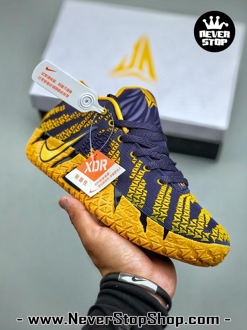 Giày thể thao nam nữ Nike Ja 3 Vàng Xanh Dương bản best quality siêu cấp replica 1:1 giá rẻ tại NeverStop Sneaker Shop Quận 3 HCM