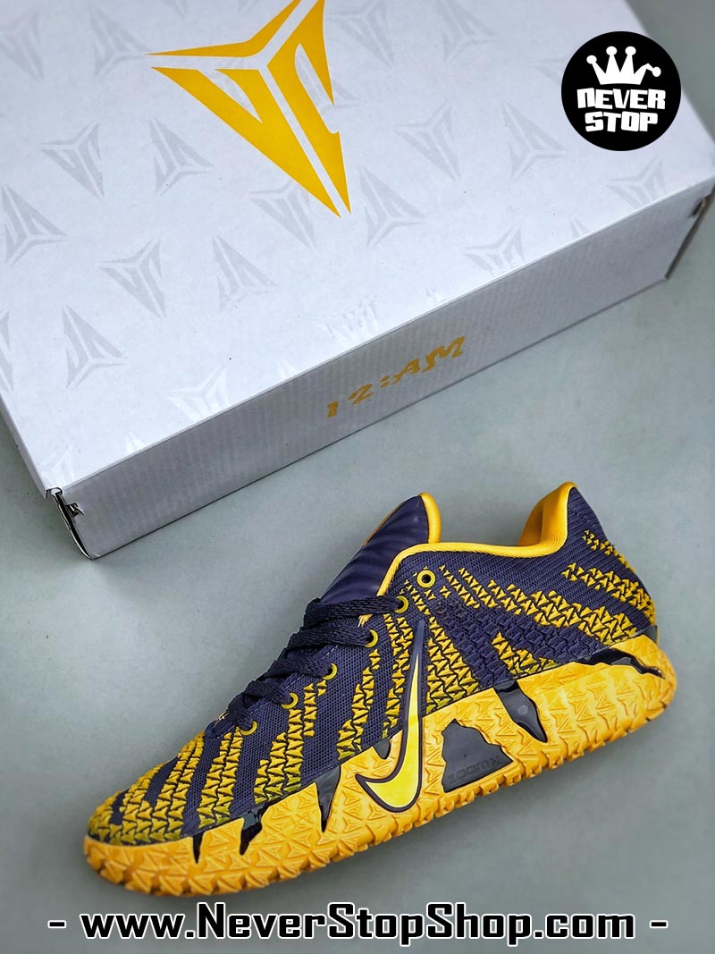 Giày thể thao nam nữ Nike Ja 3 Vàng Xanh Dương bản best quality siêu cấp replica 1:1 giá rẻ tại NeverStop Sneaker Shop Quận 3 HCM