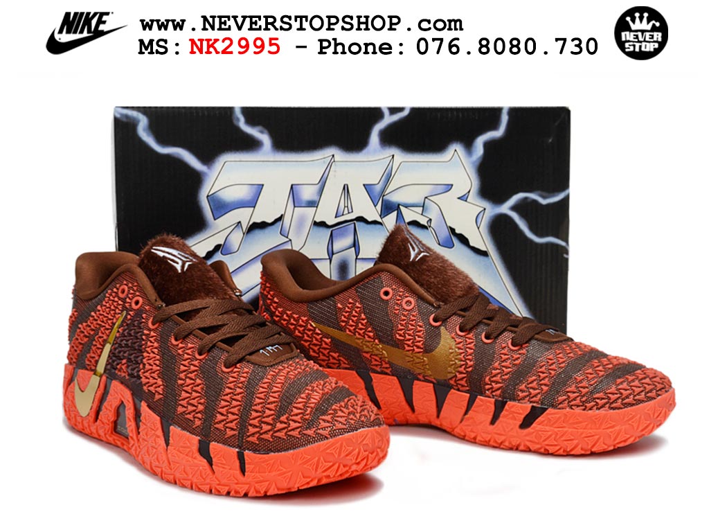 Giày bóng rổ nam NIKE JA 3 YEAR OF THE HORSE like auth hàng chuẩn replica 1:1 cao cấp, giá rẻ tốt nhất tại NeverStop Sneaker Shop Hồ Chí Minh Giày thể thao nam nữ Nike Ja 3 Cam Đen bản best quality siêu cấp replica 1:1 giá rẻ tại NeverStop Sneaker Shop Quận 3 HCM