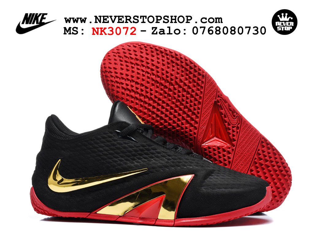 Giày bóng rổ NIKE JA 4 Đen đỏ vàng best quality siêu cấp replica 1:1 giá rẻ tại NeverStop Sneaker Shop Quận 3 HCM