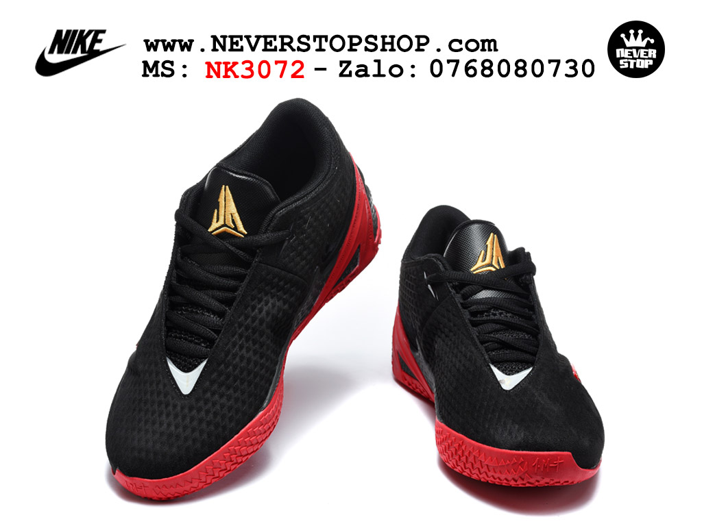 Giày bóng rổ NIKE JA 4 Đen đỏ vàng best quality siêu cấp replica 1:1 giá rẻ tại NeverStop Sneaker Shop Quận 3 HCM