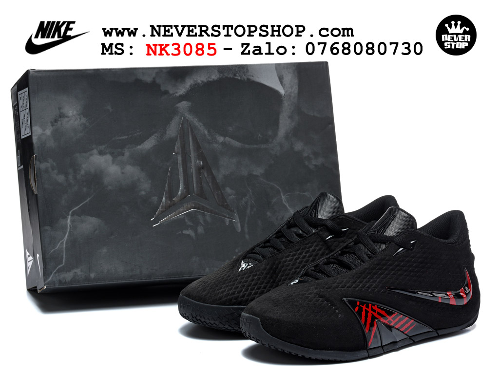 Giày bóng rổ NIKE JA 4 ĐEN XANH best quality siêu cấp replica 1:1 giá rẻ tại NeverStop Sneaker Shop Quận 3 HCM