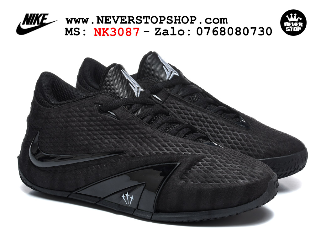 Giày bóng rổ nam nữ NIKE JA 4 BLACKOUT like auth hàng chuẩn replica 1:1 cao cấp, giá rẻ tốt nhất tại NeverStop Sneaker Shop Saigon Giày bóng rổ NIKE JA 4 ĐEN XANH best quality siêu cấp replica 1:1 giá rẻ tại NeverStop Sneaker Shop Quận 3 HCM