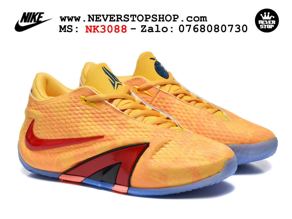Giày bóng rổ nam nữ NIKE JA 4 EYBL PEACH JAM like auth hàng chuẩn replica 1:1 cao cấp, giá rẻ tốt nhất tại NeverStop Sneaker Shop Saigon Giày bóng rổ NIKE JA 4 ĐEN XANH best quality siêu cấp replica 1:1 giá rẻ tại NeverStop Sneaker Shop Quận 3 HCM