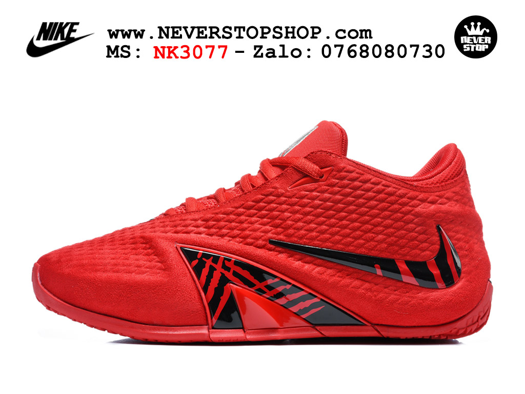 Giày bóng rổ NIKE JA 4 Đỏ Đen best quality siêu cấp replica 1:1 giá rẻ tại NeverStop Sneaker Shop Quận 3 HCM