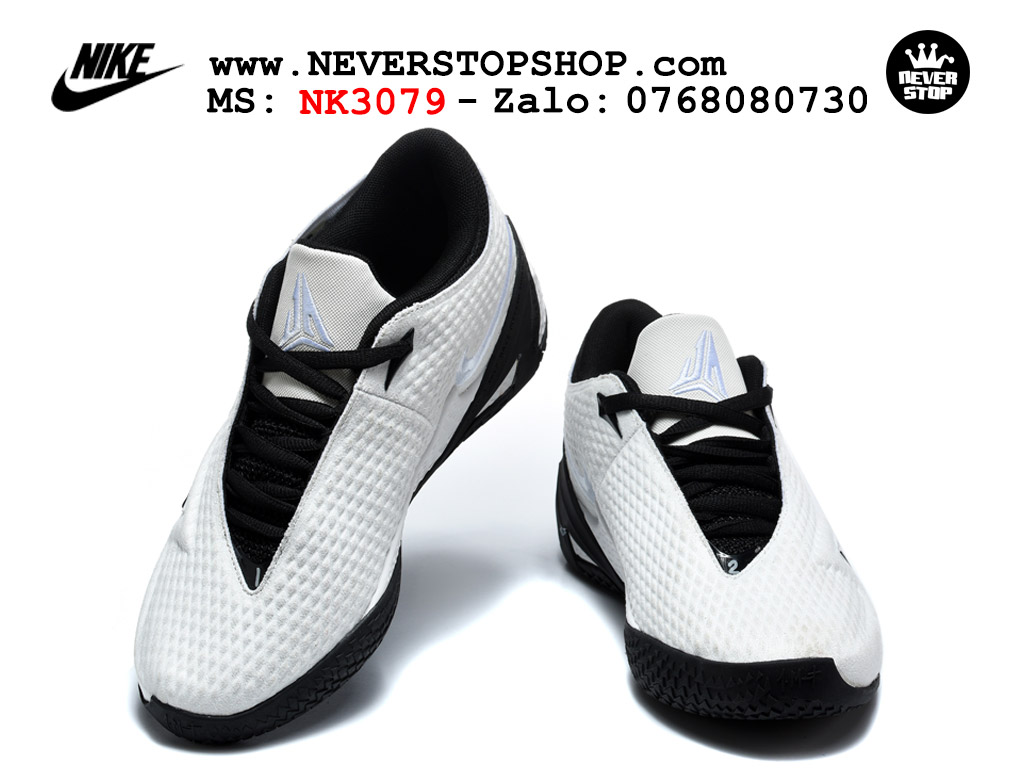 Giày bóng rổ nam nữ NIKE JA 4 WHITE BLACK like auth hàng chuẩn replica 1:1 cao cấp, giá rẻ tốt nhất tại NeverStop Sneaker Shop Hồ Chi Minh Giày bóng rổ NIKE JA 4 Trắng Đen best quality siêu cấp replica 1:1 giá rẻ tại NeverStop Sneaker Shop Quận 3 HCM