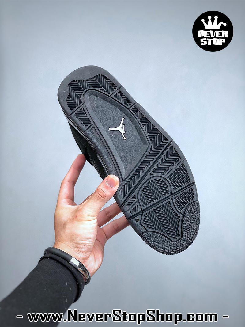 Giày thể thao Nike Air Jordan 4 Đen hàng đẹp siêu cấp like auth replica 1:1 giá rẻ tại NeverStop Sneaker Shop Quận 3 HCM