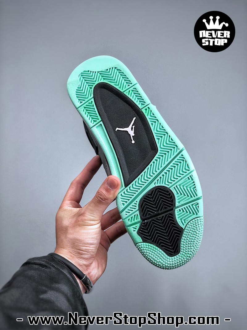 Giày thể thao Nike Air Jordan 4 Xám Xanh Lá hàng đẹp siêu cấp like auth replica 1:1 giá rẻ tại NeverStop Sneaker Shop Quận 3 HCM