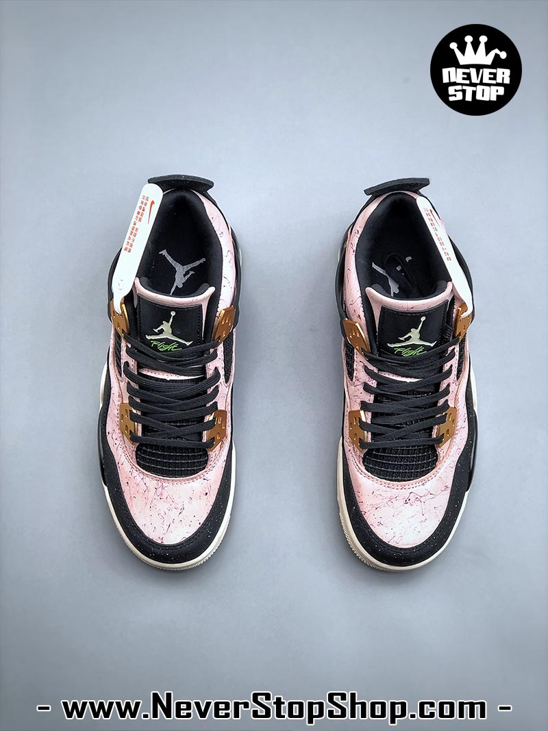 Giày thể thao Nike Air Jordan 4 Hồng Đen hàng đẹp siêu cấp like auth replica 1:1 giá rẻ tại NeverStop Sneaker Shop Quận 3 HCM