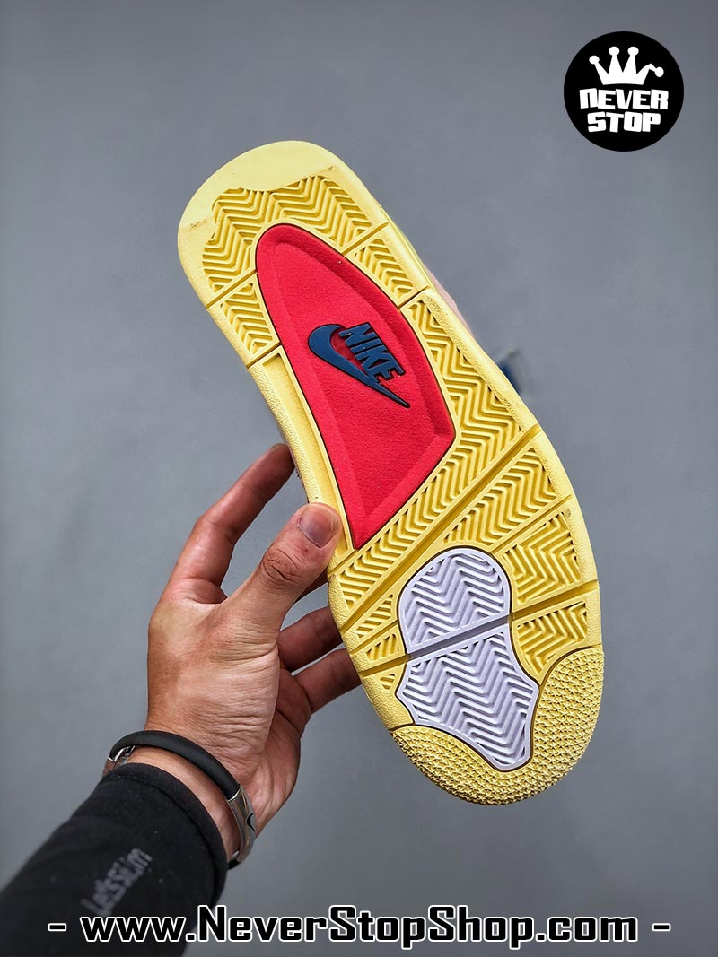 Giày thể thao Nike Air Jordan 4 Hồng Vàng hàng đẹp siêu cấp like auth replica 1:1 giá rẻ tại NeverStop Sneaker Shop Quận 3 HCM