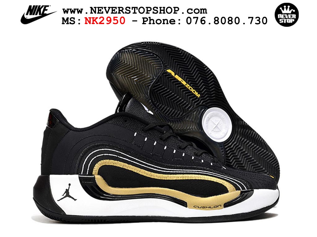 Giày bóng rổ NIKE JORDAN LUKA 4 BLACK GOLD cổ thấp chuyên outdoor indoor, bản Replica 1:1 best quality like auth chất lượng tốt nhất tại NeverStop Sneaker Shop HCM Giày bóng rổ Nike Jordan Luka 4 Đen Vàng nam nữ hàng đẹp chuẩn best quality batch rep 1:1 như chính hãng real giá rẻ tại NeverStop Sneaker Shop HCM