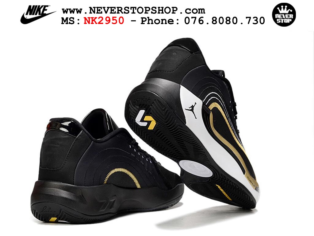 Giày bóng rổ NIKE JORDAN LUKA 4 BLACK GOLD cổ thấp chuyên outdoor indoor, bản Replica 1:1 best quality like auth chất lượng tốt nhất tại NeverStop Sneaker Shop HCM Giày bóng rổ Nike Jordan Luka 4 Đen Vàng nam nữ hàng đẹp chuẩn best quality batch rep 1:1 như chính hãng real giá rẻ tại NeverStop Sneaker Shop HCM
