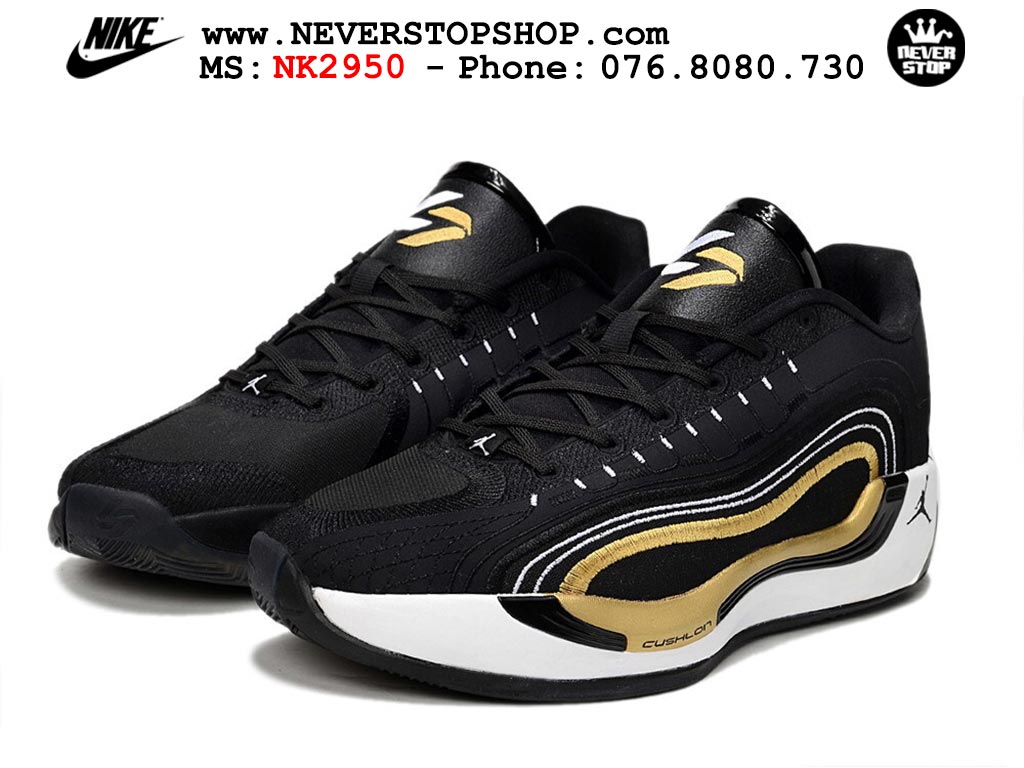 Giày bóng rổ NIKE JORDAN LUKA 4 BLACK GOLD cổ thấp chuyên outdoor indoor, bản Replica 1:1 best quality like auth chất lượng tốt nhất tại NeverStop Sneaker Shop HCM Giày bóng rổ Nike Jordan Luka 4 Đen Vàng nam nữ hàng đẹp chuẩn best quality batch rep 1:1 như chính hãng real giá rẻ tại NeverStop Sneaker Shop HCM