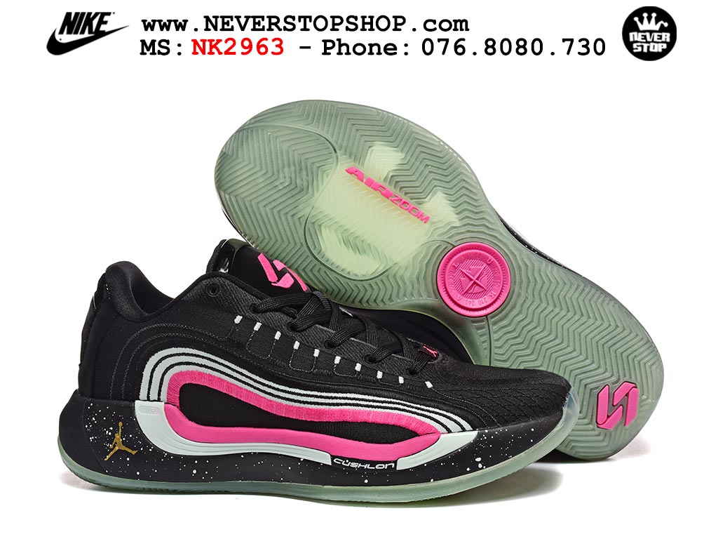 Giày bóng rổ Nike Jordan Luka 4 Đen Hồng nam nữ hàng đẹp chuẩn best quality batch rep 1:1 như chính hãng real giá rẻ tại NeverStop Sneaker Shop HCM