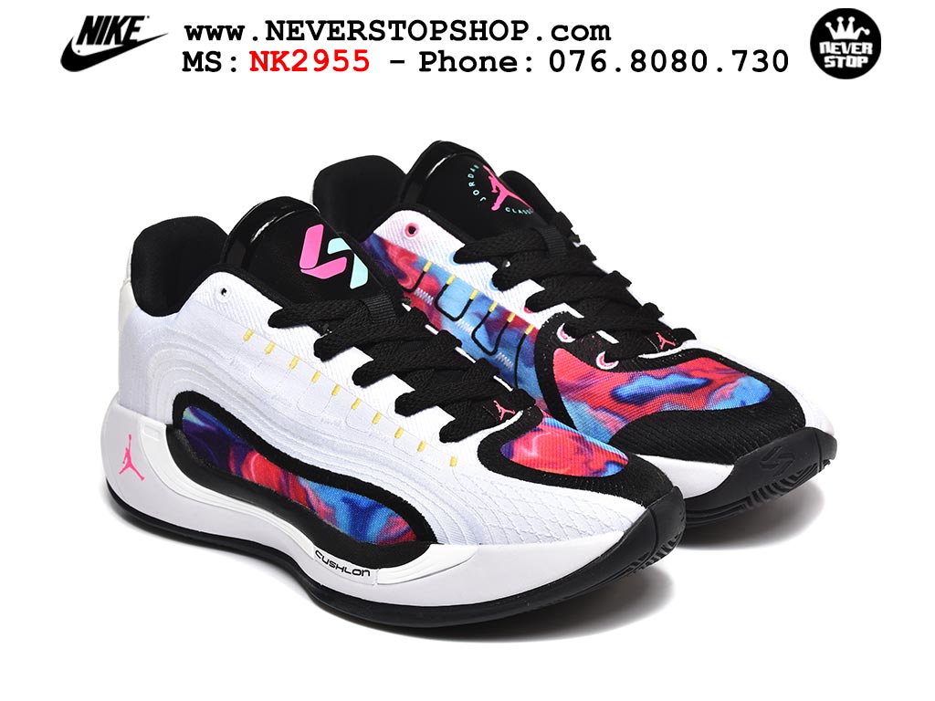 Giày bóng rổ Nike Jordan Luka 4 Trắng Đen nam nữ hàng đẹp chuẩn best quality batch rep 1:1 như chính hãng real giá rẻ tại NeverStop Sneaker Shop HCM