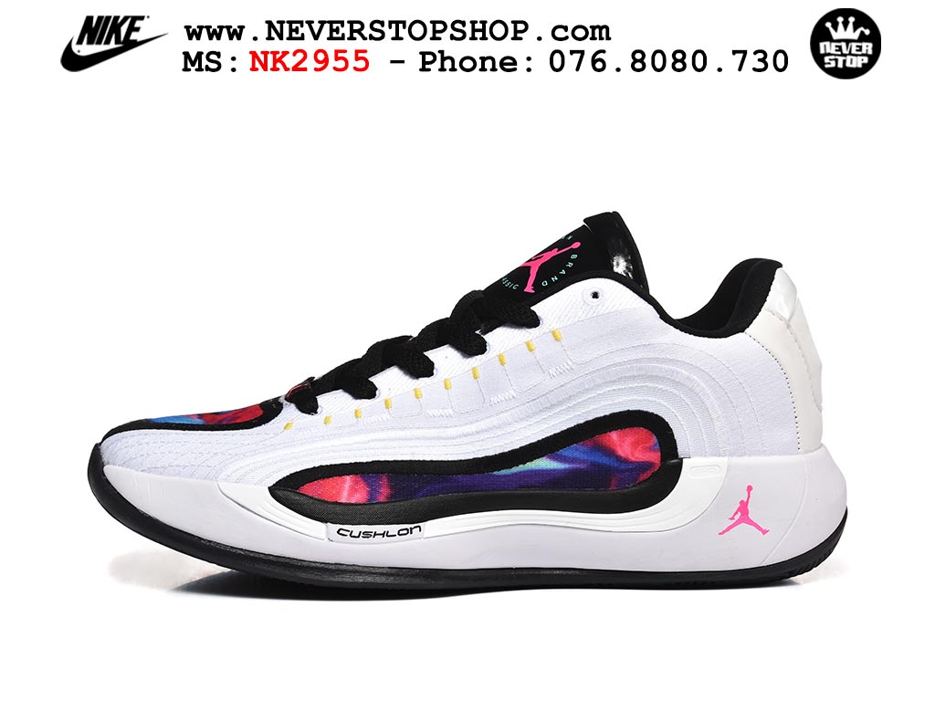 Giày bóng rổ Nike Jordan Luka 4 Trắng Đen nam nữ hàng đẹp chuẩn best quality batch rep 1:1 như chính hãng real giá rẻ tại NeverStop Sneaker Shop HCM