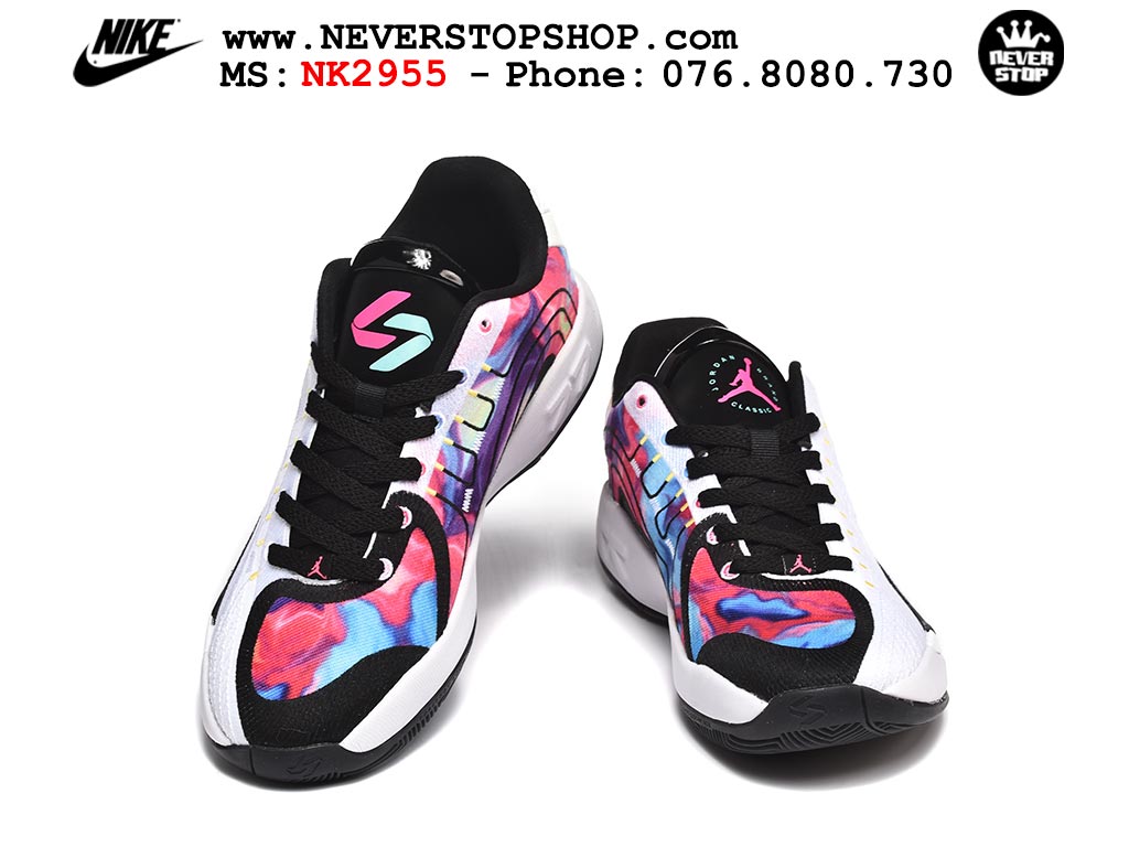 Giày bóng rổ Nike Jordan Luka 4 Trắng Đen nam nữ hàng đẹp chuẩn best quality batch rep 1:1 như chính hãng real giá rẻ tại NeverStop Sneaker Shop HCM