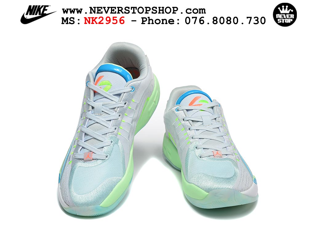 Giày bóng rổ NIKE JORDAN LUKA 4 LASER BLUE cổ thấp chuyên outdoor indoor, bản Replica 1:1 best quality like auth chất lượng tốt nhất tại NeverStop Sneaker Shop HCM Giày bóng rổ Nike Jordan Luka 4 Xám Xanh nam nữ hàng đẹp chuẩn best quality batch rep 1:1 như chính hãng real giá rẻ tại NeverStop Sneaker Shop HCM