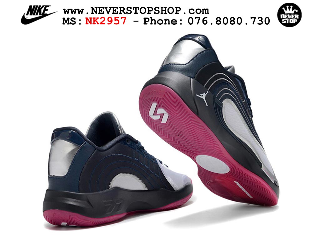 Giày bóng rổ NIKE JORDAN LUKA 4 NAVIDOR cổ thấp chuyên outdoor indoor, bản Replica 1:1 best quality like auth chất lượng tốt nhất tại NeverStop Sneaker Shop HCM Giày bóng rổ Nike Jordan Luka 4 Đen Xanh Dương nam nữ hàng đẹp chuẩn best quality batch rep 1:1 như chính hãng real giá rẻ tại NeverStop Sneaker Shop HCM