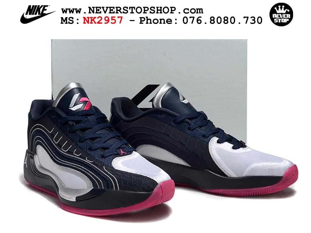 Giày bóng rổ NIKE JORDAN LUKA 4 NAVIDOR cổ thấp chuyên outdoor indoor, bản Replica 1:1 best quality like auth chất lượng tốt nhất tại NeverStop Sneaker Shop HCM Giày bóng rổ Nike Jordan Luka 4 Đen Xanh Dương nam nữ hàng đẹp chuẩn best quality batch rep 1:1 như chính hãng real giá rẻ tại NeverStop Sneaker Shop HCM