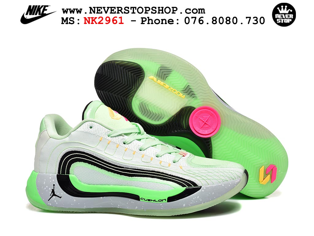 Giày bóng rổ NIKE JORDAN LUKA 4 SPACE NAVIGATOR cổ thấp chuyên outdoor indoor, bản Replica 1:1 best quality like auth chất lượng tốt nhất tại NeverStop Sneaker Shop HCM Giày bóng rổ Nike Jordan Luka 4 Xám Xanh Lá nam nữ hàng đẹp chuẩn best quality batch rep 1:1 như chính hãng real giá rẻ tại NeverStop Sneaker Shop HCM