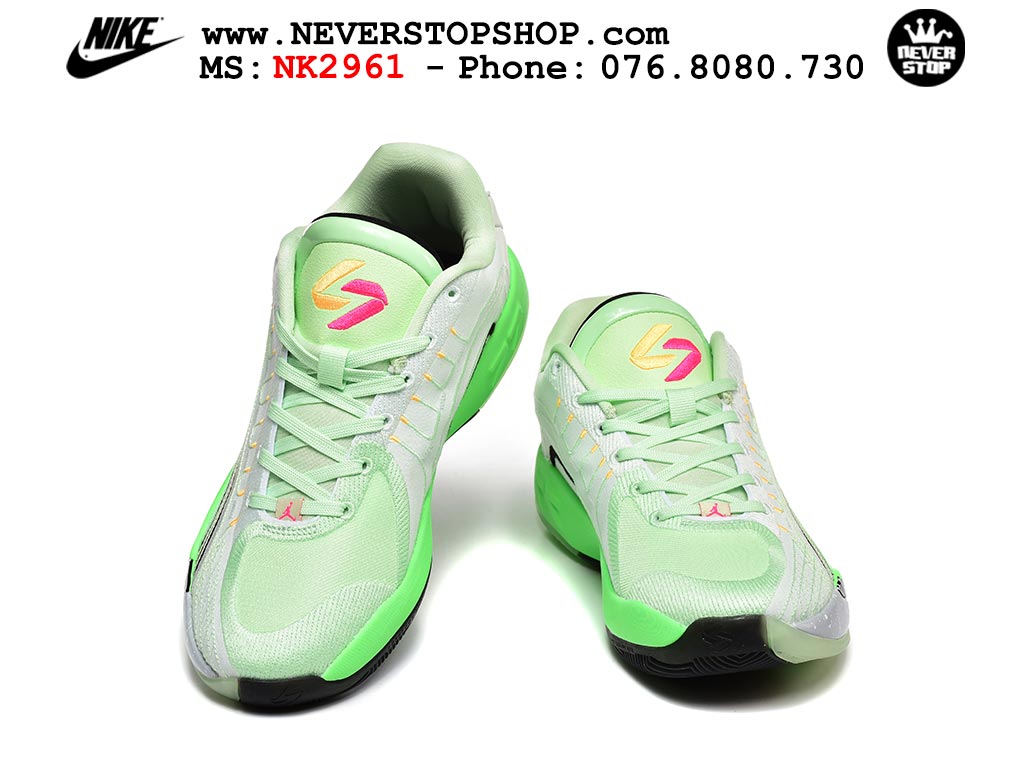 Giày bóng rổ NIKE JORDAN LUKA 4 SPACE NAVIGATOR cổ thấp chuyên outdoor indoor, bản Replica 1:1 best quality like auth chất lượng tốt nhất tại NeverStop Sneaker Shop HCM Giày bóng rổ Nike Jordan Luka 4 Xám Xanh Lá nam nữ hàng đẹp chuẩn best quality batch rep 1:1 như chính hãng real giá rẻ tại NeverStop Sneaker Shop HCM