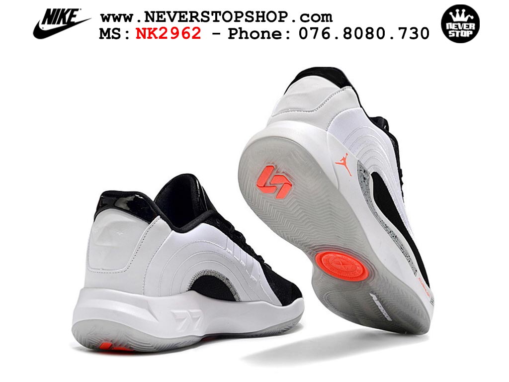 Giày bóng rổ Nike Jordan Luka 4 Trắng Đen nam nữ hàng đẹp chuẩn best quality batch rep 1:1 như chính hãng real giá rẻ tại NeverStop Sneaker Shop HCM