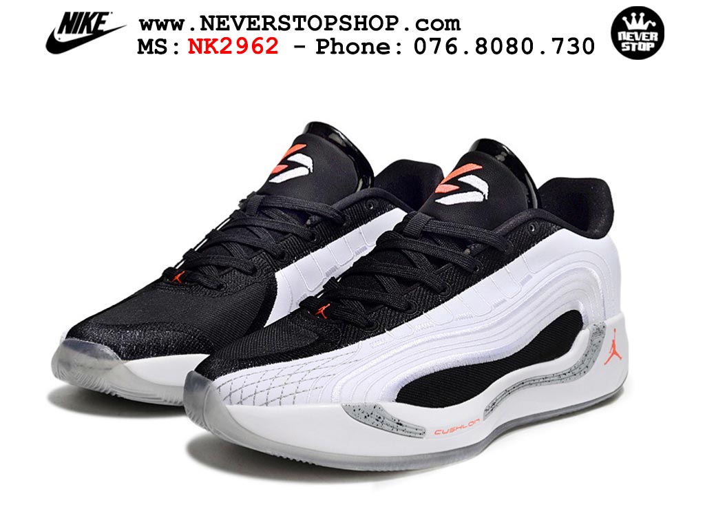 Giày bóng rổ Nike Jordan Luka 4 Trắng Đen nam nữ hàng đẹp chuẩn best quality batch rep 1:1 như chính hãng real giá rẻ tại NeverStop Sneaker Shop HCM