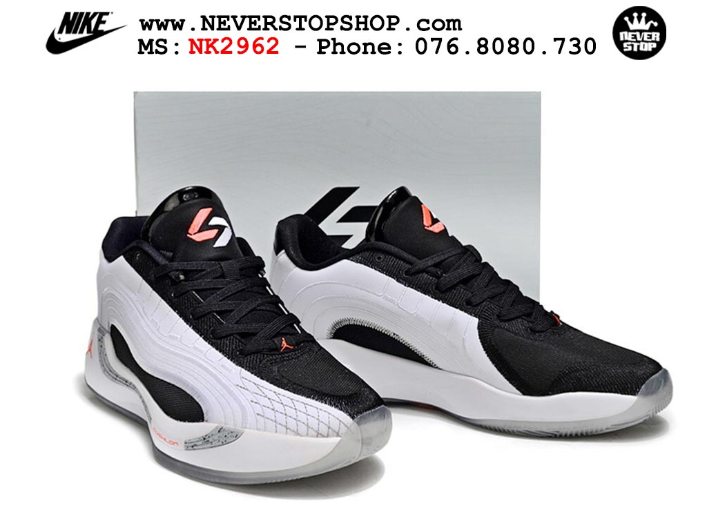 Giày bóng rổ Nike Jordan Luka 4 Trắng Đen nam nữ hàng đẹp chuẩn best quality batch rep 1:1 như chính hãng real giá rẻ tại NeverStop Sneaker Shop HCM