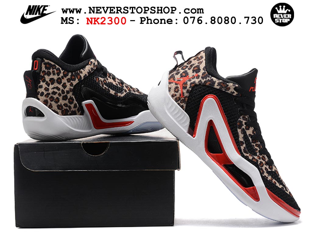Giày bóng rổ nam Nike Jordan Tatum 1 JT 1 Đen Đỏ hàng đẹp siêu cấp replica 1:1 giá rẻ tại NeverStop Sneaker Shop Hồ Chí Minh