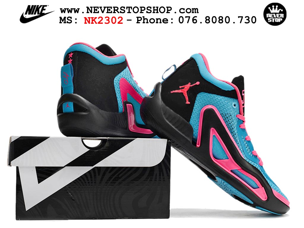 Giày bóng rổ nam Nike Jordan Tatum 1 JT 1 Xanh Dương Hồng hàng đẹp siêu cấp replica 1:1 giá rẻ tại NeverStop Sneaker Shop Hồ Chí Minh