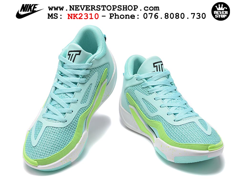 Giày bóng rổ nam Nike Jordan Tatum 1 JT 1 Xanh Trắng hàng đẹp siêu cấp replica 1:1 giá rẻ tại NeverStop Sneaker Shop Hồ Chí Minh