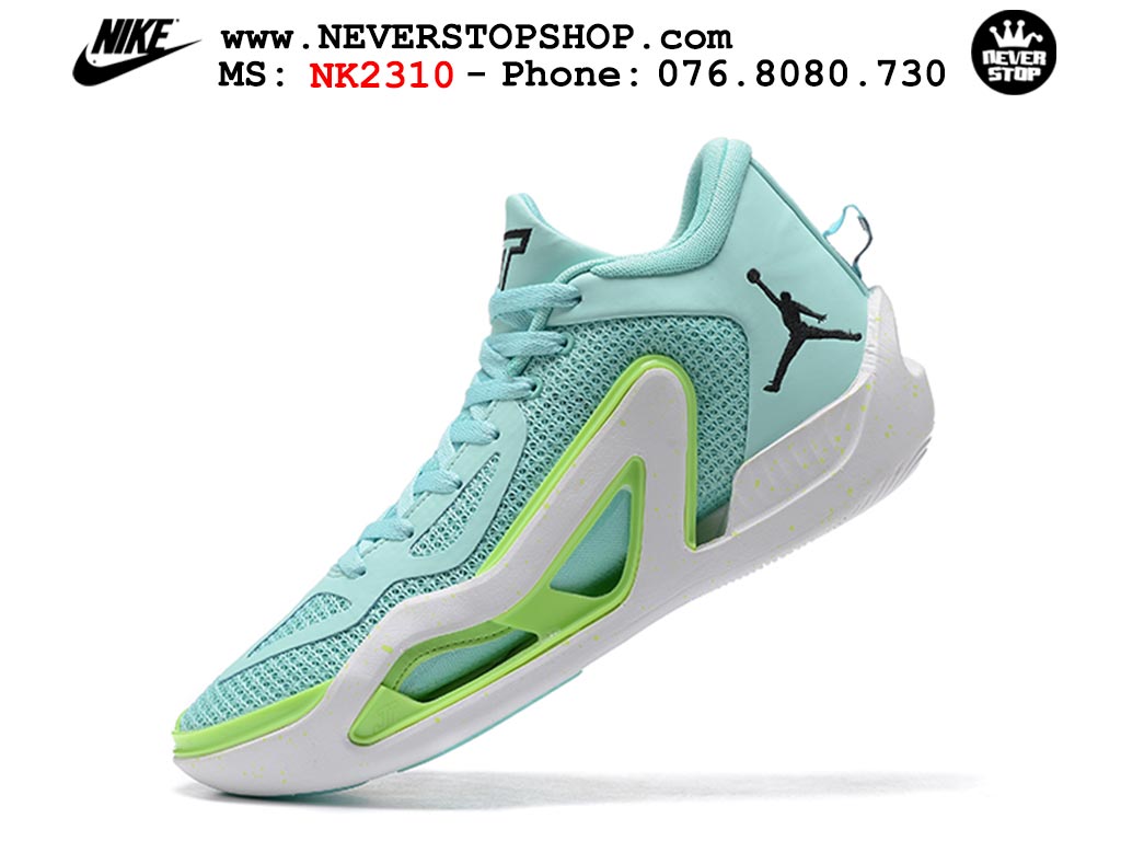 Giày bóng rổ nam Nike Jordan Tatum 1 JT 1 Xanh Trắng hàng đẹp siêu cấp replica 1:1 giá rẻ tại NeverStop Sneaker Shop Hồ Chí Minh