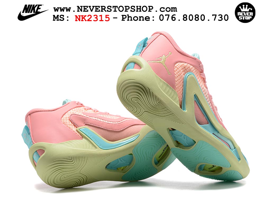 Giày bóng rổ nam Nike Jordan Tatum 1 JT 1 Hồng Xanh hàng đẹp siêu cấp replica 1:1 giá rẻ tại NeverStop Sneaker Shop Hồ Chí Minh