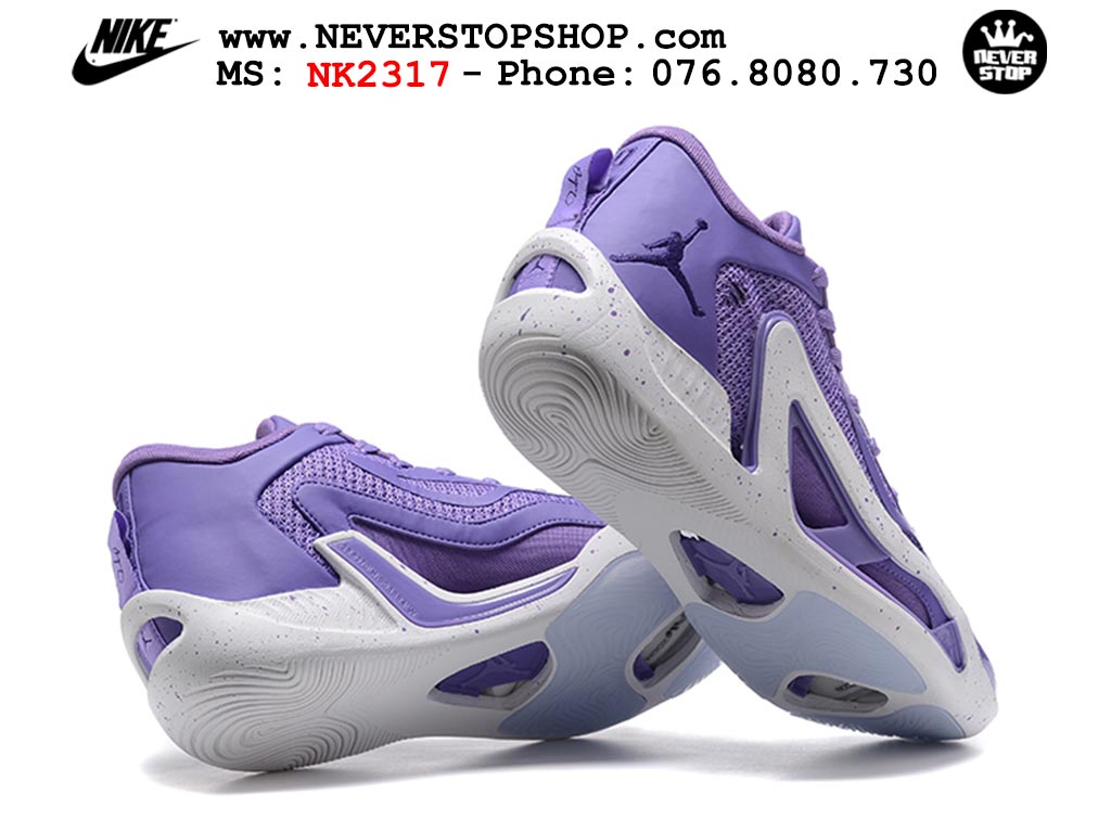 Giày bóng rổ nam Nike Jordan Tatum 1 JT 1 Tím Trắng hàng đẹp siêu cấp replica 1:1 giá rẻ tại NeverStop Sneaker Shop Hồ Chí Minh