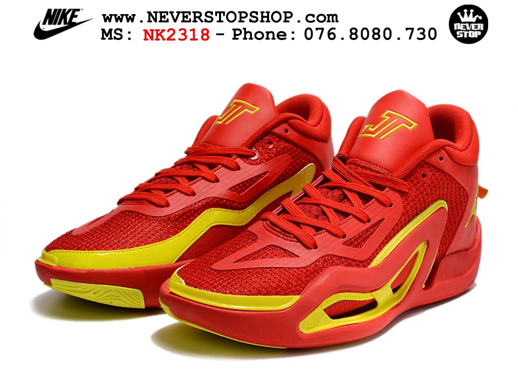 Giày bóng rổ nam Nike Jordan Tatum 1 JT 1 Đỏ Vàng hàng đẹp siêu cấp replica 1:1 giá rẻ tại NeverStop Sneaker Shop Hồ Chí Minh