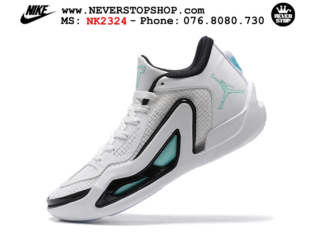 Giày bóng rổ nam Nike Jordan Tatum 1 JT 1 Trắng Xanh hàng đẹp siêu cấp replica 1:1 giá rẻ tại NeverStop Sneaker Shop Hồ Chí Minh
