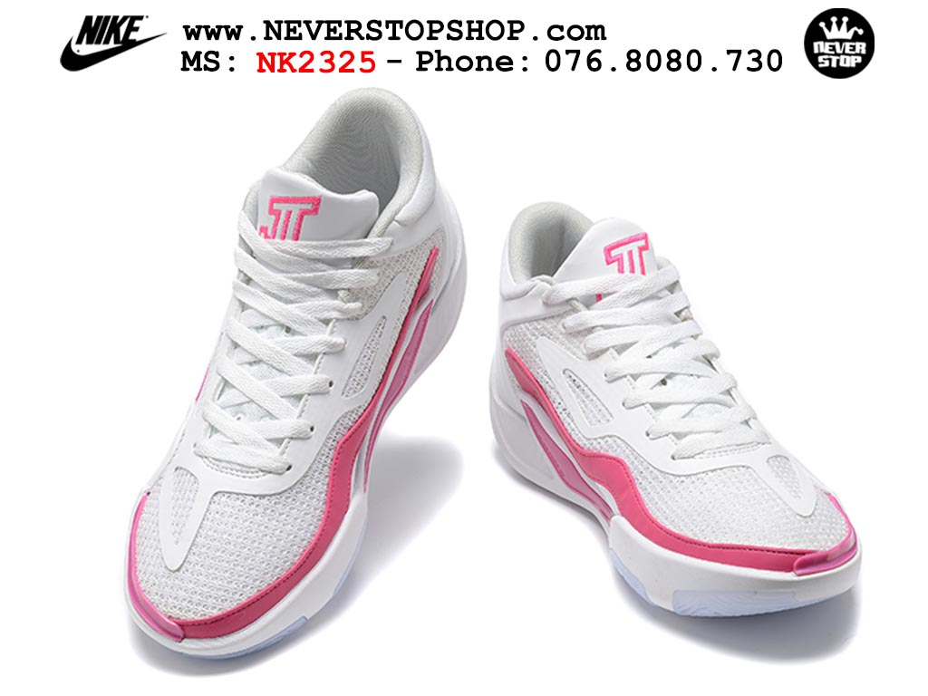Giày bóng rổ nam Nike Jordan Tatum 1 JT 1 Trắng Hồng hàng đẹp siêu cấp replica 1:1 giá rẻ tại NeverStop Sneaker Shop Hồ Chí Minh