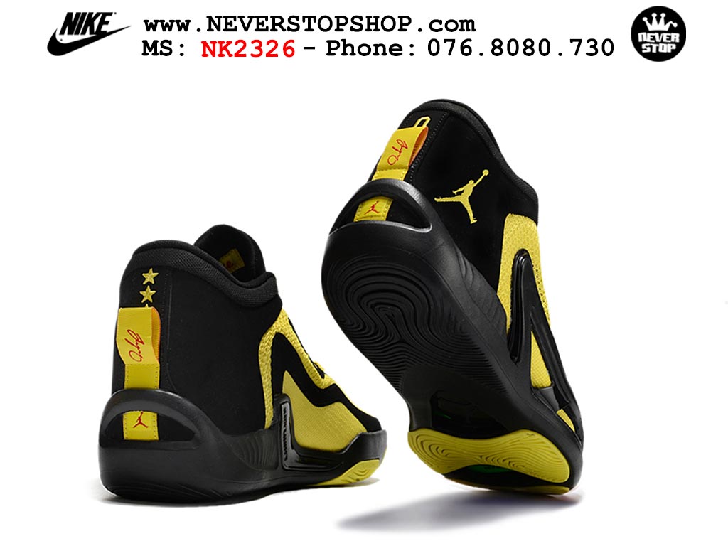 Giày bóng rổ nam Nike Jordan Tatum 1 JT 1 Vàng Đen hàng đẹp siêu cấp replica 1:1 giá rẻ tại NeverStop Sneaker Shop Hồ Chí Minh