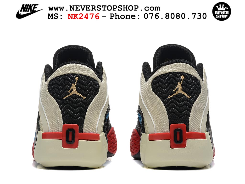 Giày bóng rổ nam Nike Jordan Tatum 2 JT 2 Trắng Đen hàng đẹp siêu cấp replica 1:1 best quality giá rẻ tại NeverStop Sneaker Shop Hồ Chí Minh