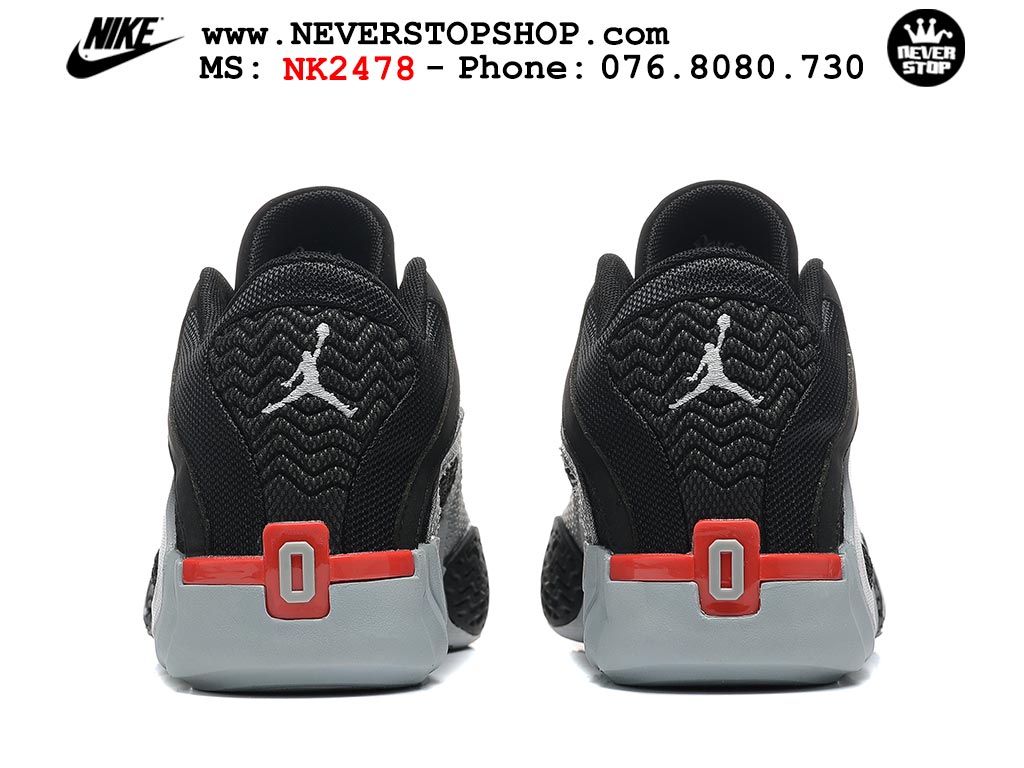 Giày bóng rổ nam Nike Jordan Tatum 2 JT 2 Đen Xám hàng đẹp siêu cấp replica 1:1 best quality giá rẻ tại NeverStop Sneaker Shop Hồ Chí Minh