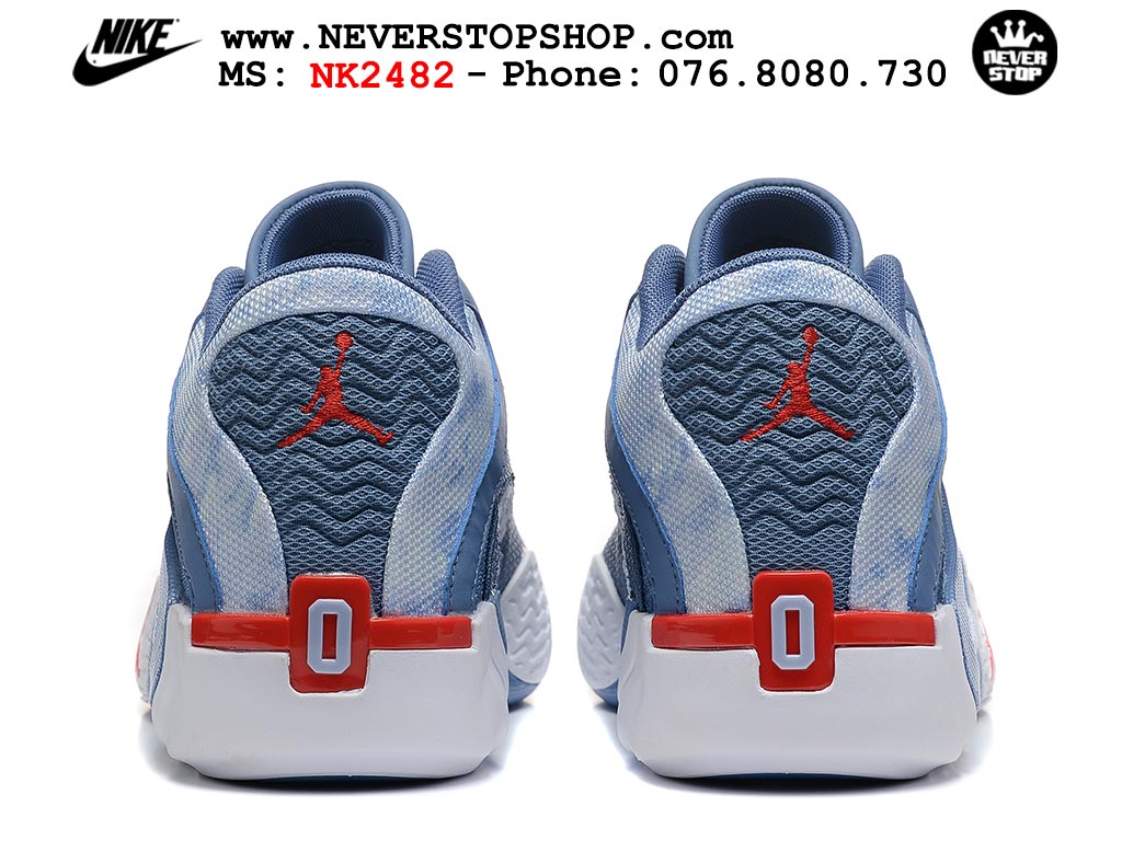 Giày bóng rổ nam Nike Jordan Tatum 2 JT 2 Xanh Dương Xám hàng đẹp siêu cấp replica 1:1 best quality giá rẻ tại NeverStop Sneaker Shop Hồ Chí Minh