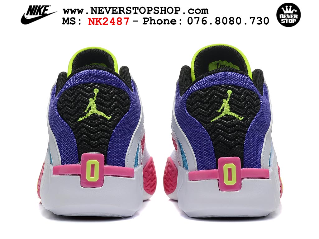 Giày bóng rổ nam Nike Jordan Tatum 2 JT 2 Hồng Xanh hàng đẹp siêu cấp replica 1:1 best quality giá rẻ tại NeverStop Sneaker Shop Hồ Chí Minh