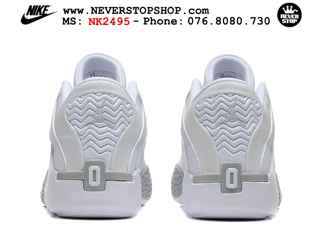 Giày bóng rổ nam Nike Jordan Tatum 2 JT 2 Trắng Xám hàng đẹp siêu cấp replica 1:1 best quality giá rẻ tại NeverStop Sneaker Shop Hồ Chí Minh