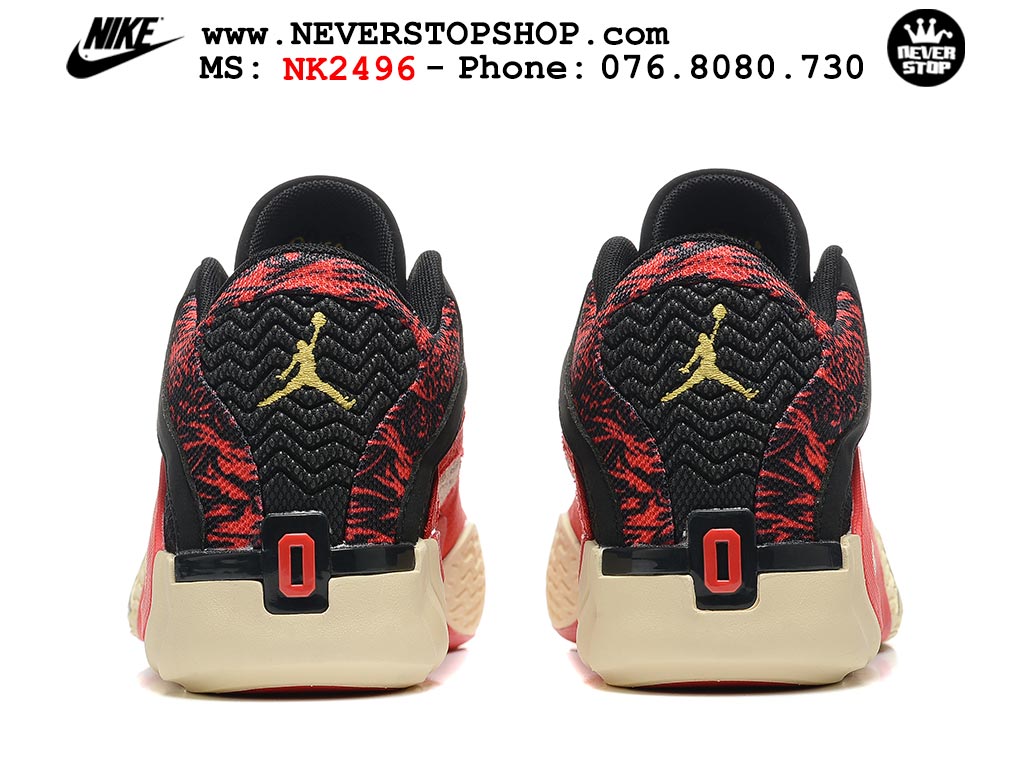 Giày bóng rổ nam Nike Jordan Tatum 2 JT 2 Đen Đỏ hàng đẹp siêu cấp replica 1:1 best quality giá rẻ tại NeverStop Sneaker Shop Hồ Chí Minh