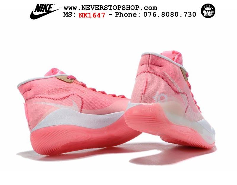Giày bóng rổ NIKE KD 12 Aunt Pearl Pink hàng đẹp chuẩn sfake replica giá rẻ tốt nhất HCM